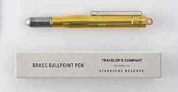 トラベラーズノート　スターエディション　ブラスボールペン 限定品】トラベラーズノート スターエディション ブラス